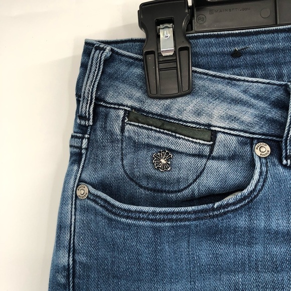 SCOTCH & SODA Maison Scotch Jeans La Bohemienne Mid Rise Skinny 28 Stretch Denim - Picture 4 of 8